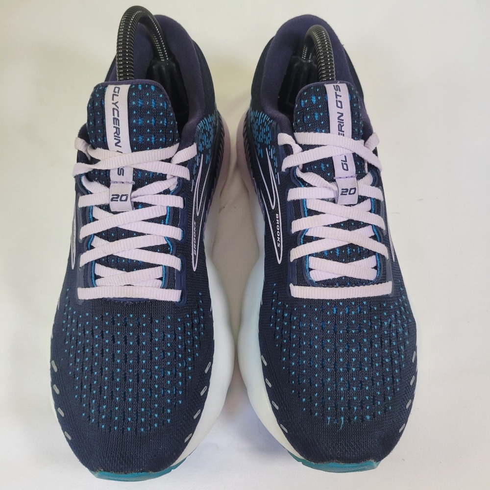 Brooks Glycerin GTS 20 Womens Running Shoes Blue Purple 1203701B499 Size 9.5 B - Picture 3 of 7